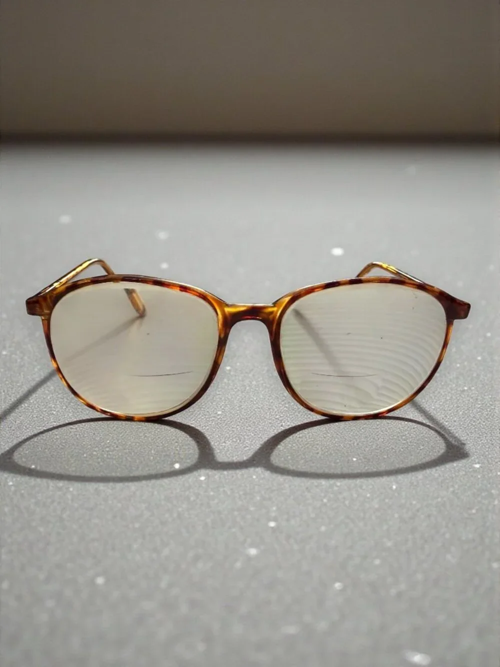 Vintage Girard 90s 5966 Tortoise Eyeglass Frames France 53-17-135 Retro